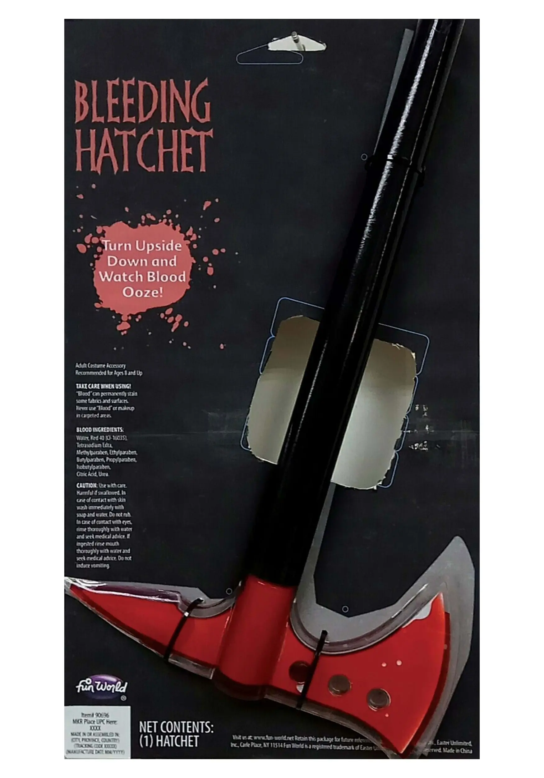 Fun World 13" Bleeding Hatchet 4 Fun World 13" Bleeding Hatchet - Image 2