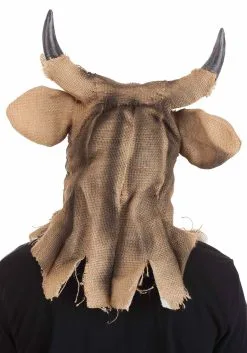 Elope Bull Scarecrow Mouth Mover Mask 17 Elope Bull Scarecrow Mouth Mover Mask -California Costume Store bull scarecrow mouth mover mask alt 7