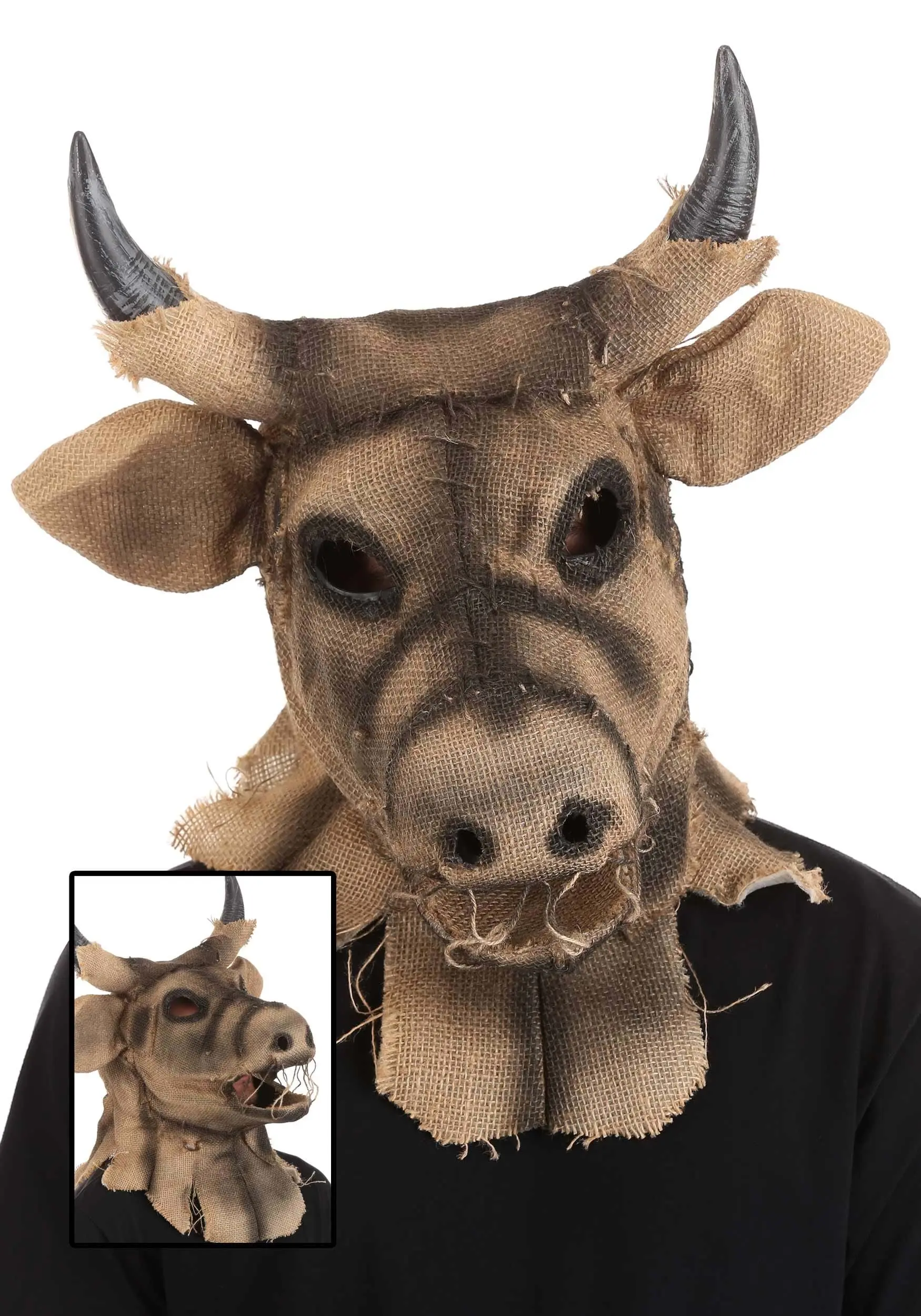 Elope Bull Scarecrow Mouth Mover Mask 3 Elope Bull Scarecrow Mouth Mover Mask