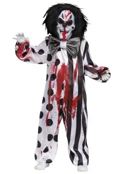 Fun World Bleeding Killer Clown Kid's Costume