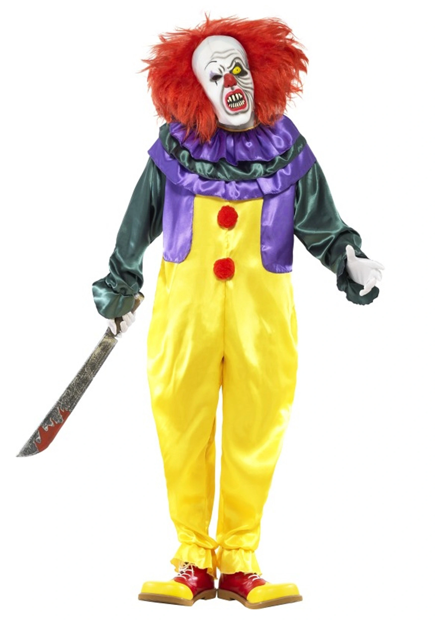 Smiffys Classic Horror Clown Costume 3 Smiffys Classic Horror Clown Costume