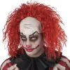 California Costume Collection Red Creepy Clown Wig