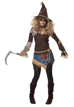 California Costume Collection Women's Creepy Scarecrow Costume