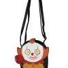 Comeco Evil Clown Crossbody Purse -California Costume Store evil clown purse