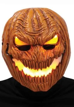 Morris Costumes Flame Fiend Hallows Hellion Mask With Hood For Adults