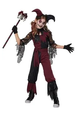 California Costume Collection Girl's Psycho Jester Costume