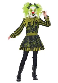 California Costume Collection Girl's Snots Of Fun Clown Costume