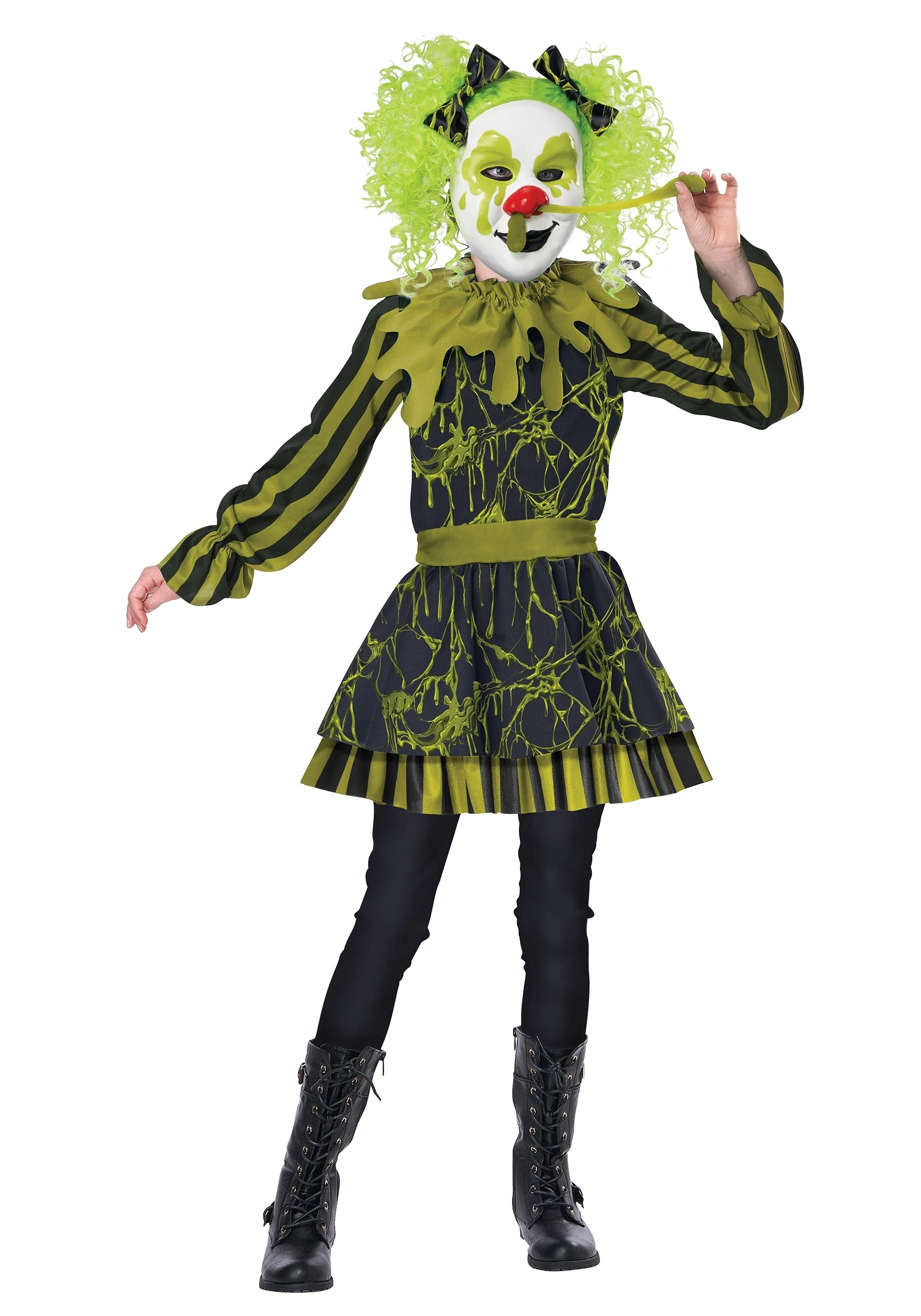 California Costume Collection Girl's Snots Of Fun Clown Costume 3 California Costume Collection Girl's Snots Of Fun Clown Costume