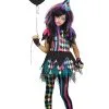 Fun World Twisted Circus Clown Girls Costume 2 Fun World Twisted Circus Clown Girls Costume -California Costume Store girls twisted circus clown costume