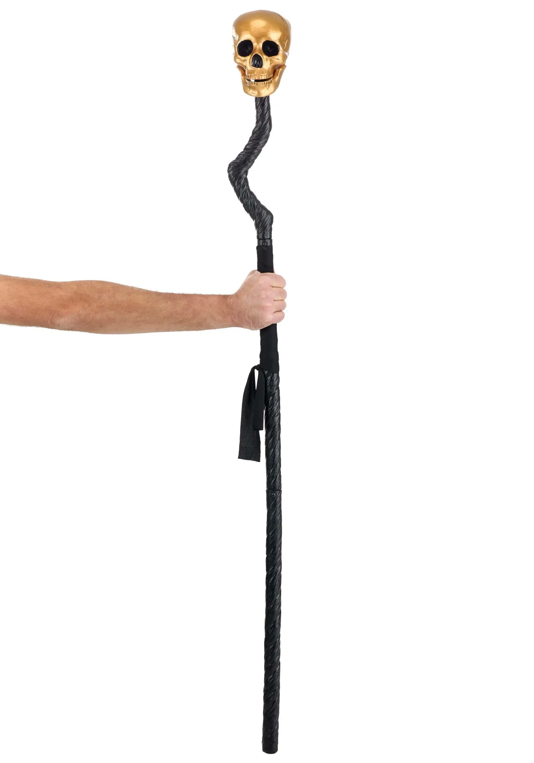 Woo Hing Gold Voodoo Skull Staff Accessory 4 Woo Hing Gold Voodoo Skull Staff Accessory - Image 2