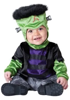 In Character Scary Green Monster Costume For Infants