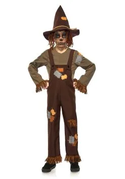 Seeing Red Evil Scarecrow Kids Costume