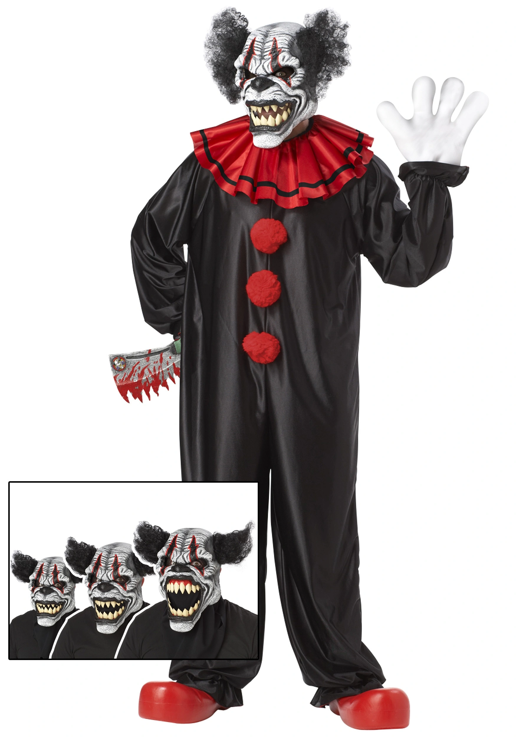 California Costume Collection Last Laugh Clown Costume 3 California Costume Collection Last Laugh Clown Costume