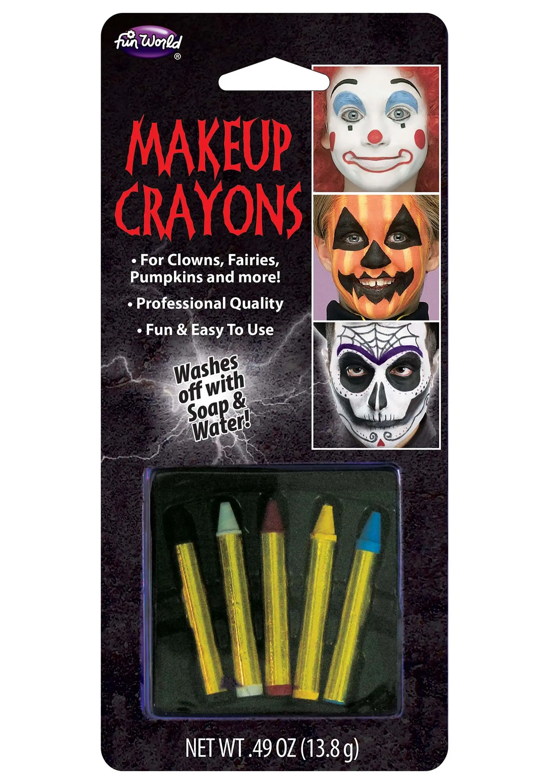 Fun World Makeup Crayon Kits 3 Fun World Makeup Crayon Kits