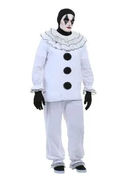 Fun Costumes Plus Size Vintage Pierrot Clown Adult Costume