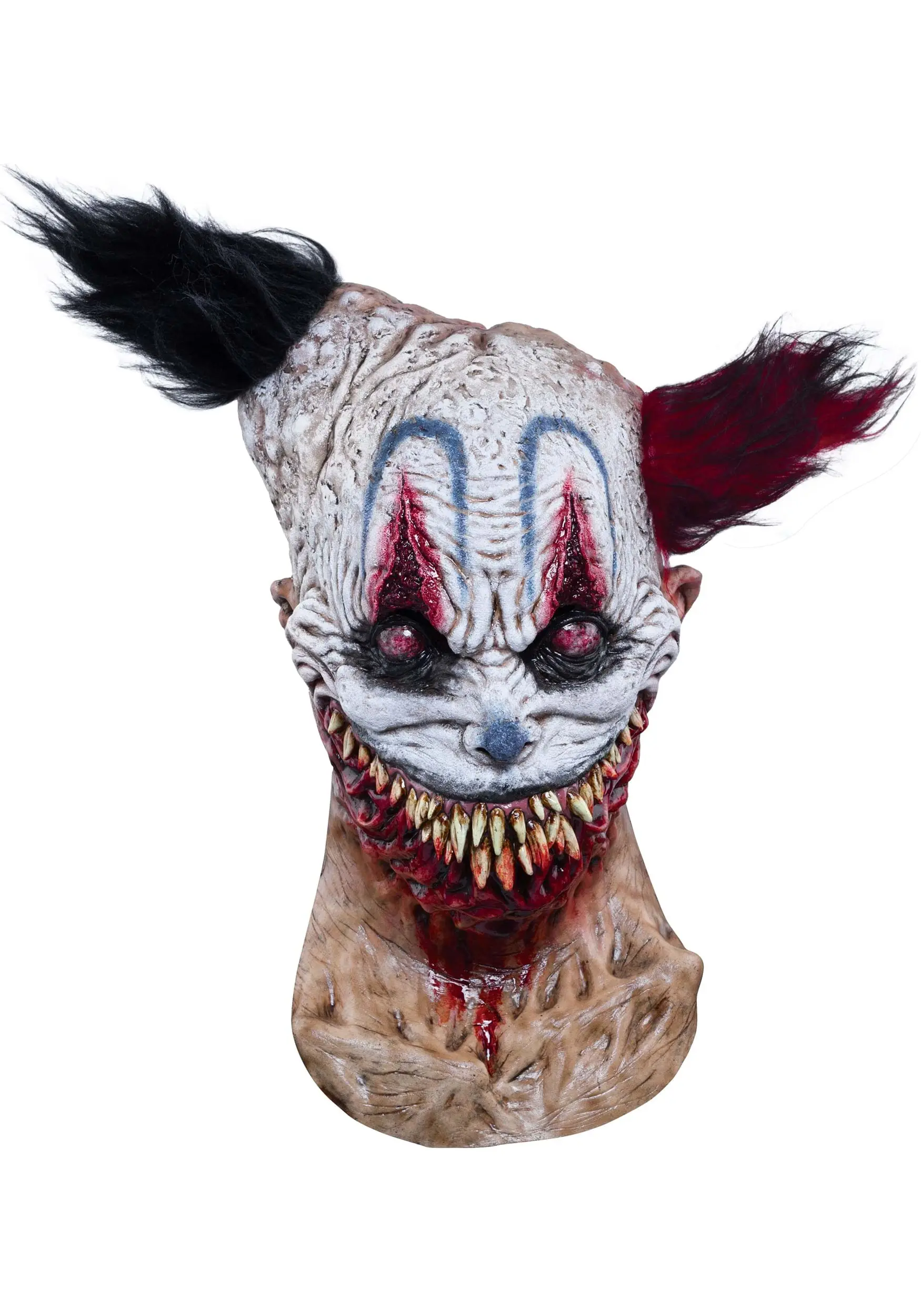Ghoulish Productions Que Clown Scary Mask 3 Ghoulish Productions Que Clown Scary Mask