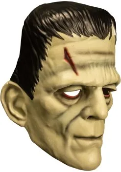 TRICK OR TREAT STUDIOS Universal Studios Frankenstein Vacuform Mask For Adults -California Costume Store universal studios frankenstein vacuform mask alt 2