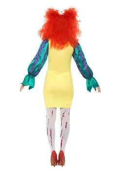 Smiffys Women's Classic Horror Clown Costume -California Costume Store womens classic horror clown costume alt 2