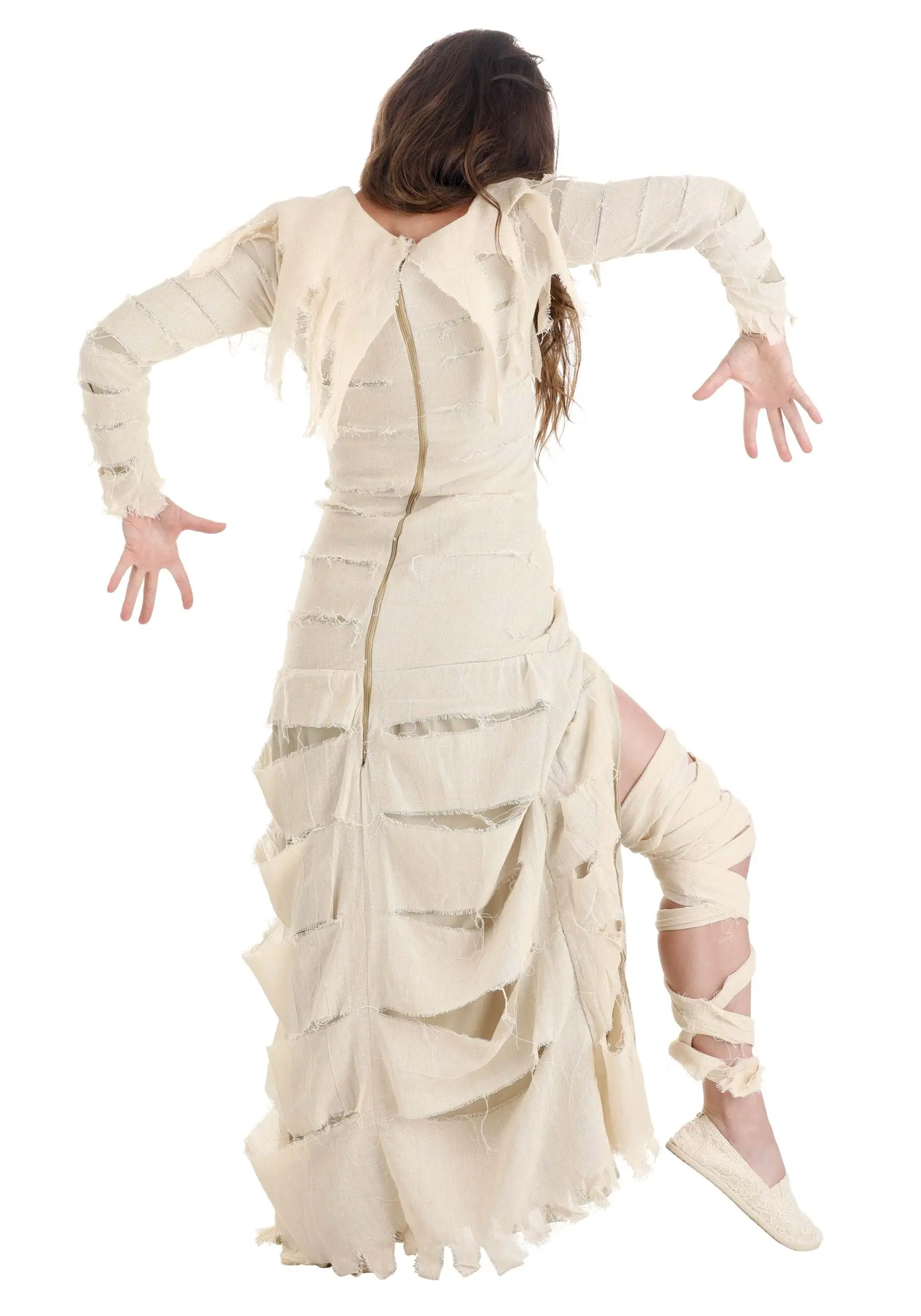 Partytime Costume & Lingerie (Yiwu) Factory Women's Full Length Mummy Costume 5 Partytime Costume & Lingerie (Yiwu) Factory Women's Full Length Mummy Costume - Image 3