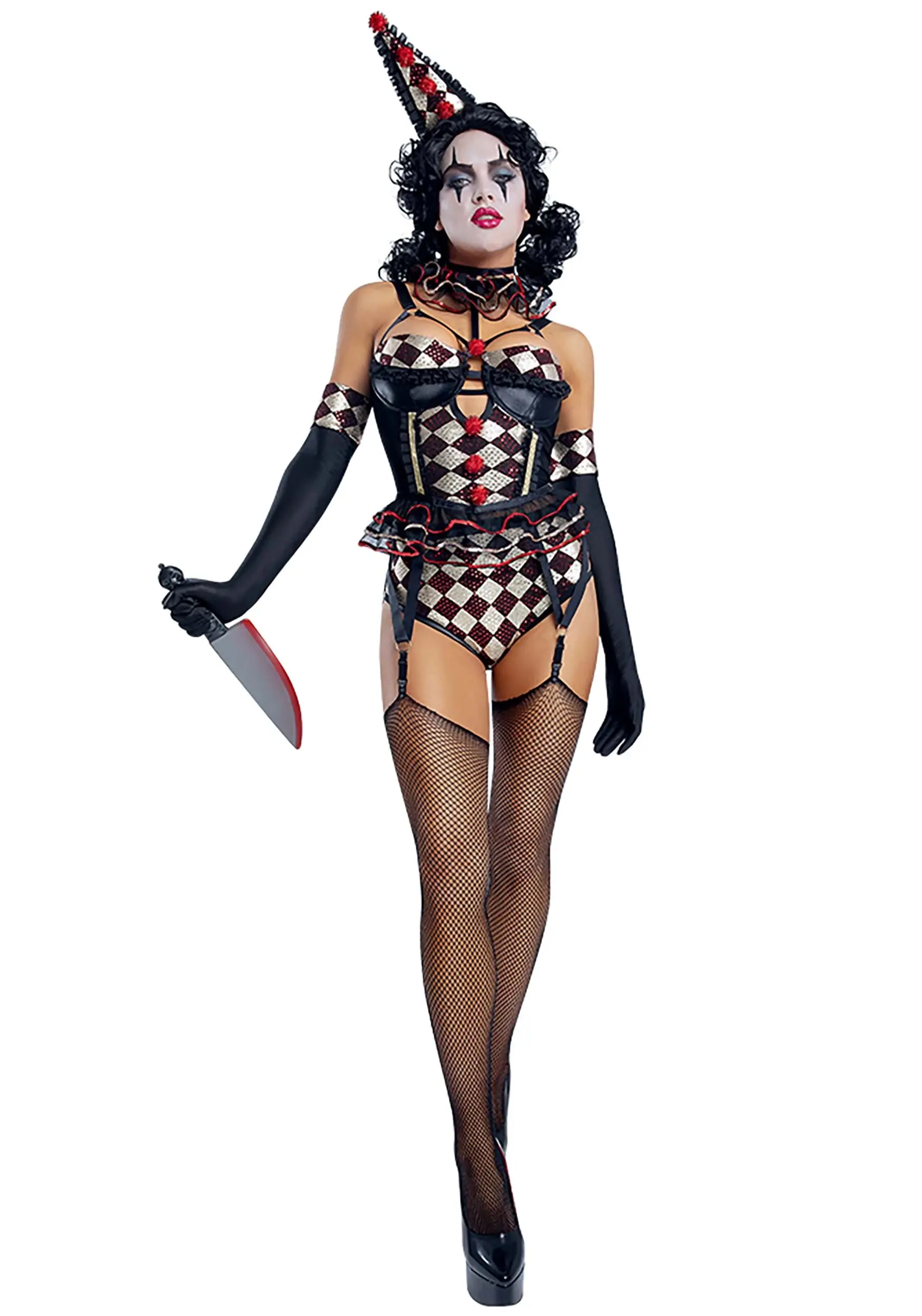 Starline, LLC. Sexy Killer Clown Costume For Women 3 Starline, LLC. Sexy Killer Clown Costume For Women