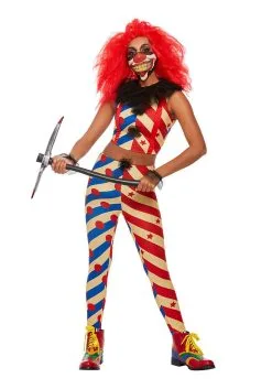 Smiffys Woman's Malicious Clown Costume