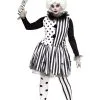 Fun World Women's Killer Clown Plus Size Costume -California Costume Store womens plus size killer clown costume
