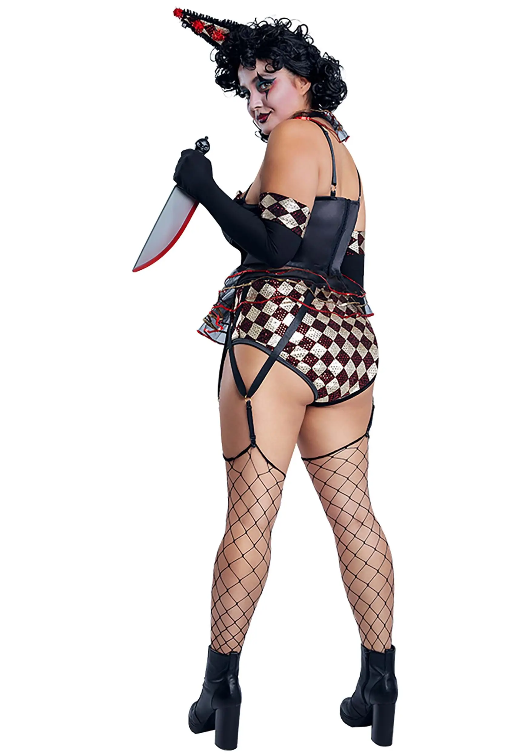 Starline, LLC. Sexy Plus Size Killer Clown Costume For Women 4 Starline, LLC. Sexy Plus Size Killer Clown Costume For Women - Image 2