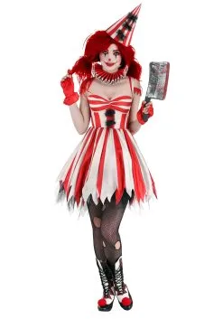 Fun Costumes Sinister Circus Clown Costume For Women