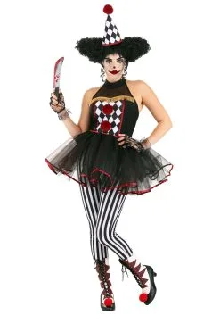 Armada Twisted Clown Costume For Women 15 Armada Twisted Clown Costume For Women -California Costume Store womens twisted clown costume alt 6